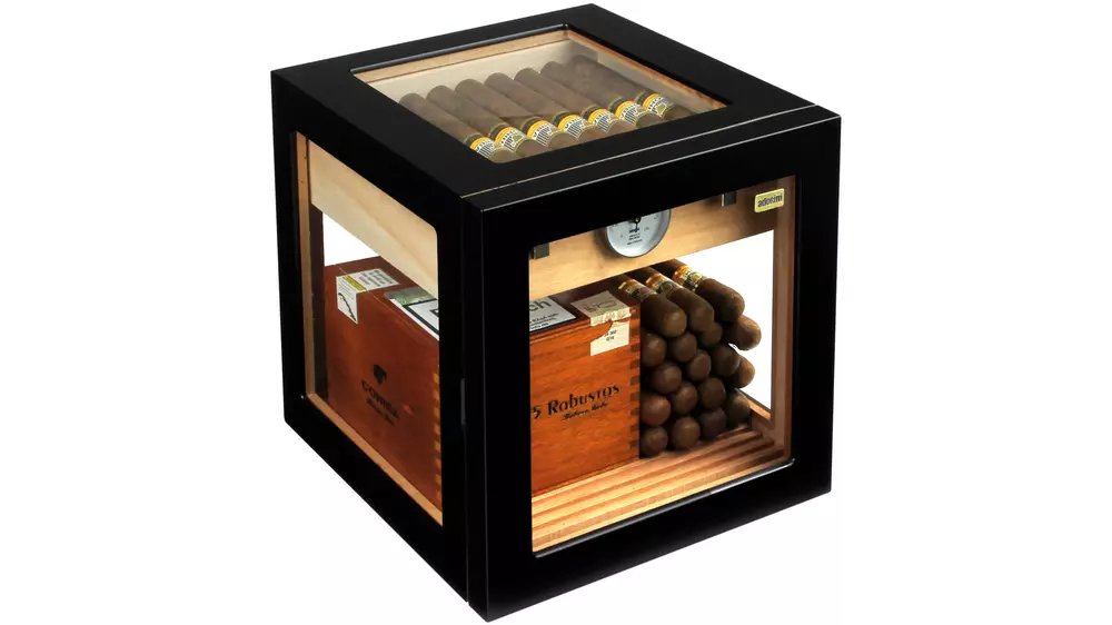 умидор ADORINI Cube deluxe  black 100 cig