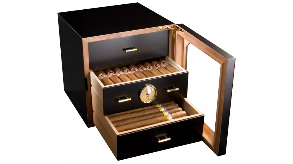 умидор ADORINI Chianti medium deluxe black 100 cig