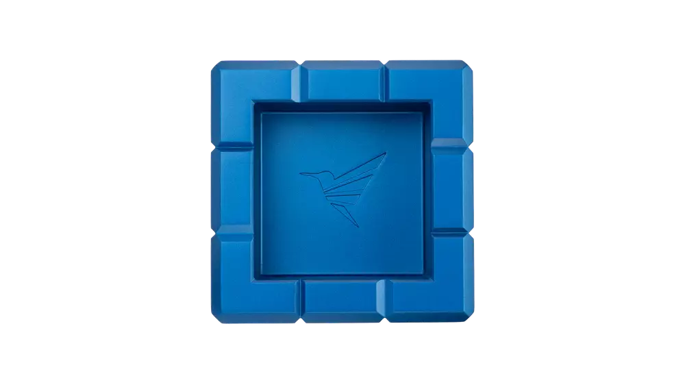 пепелник Colibri HERITAGE CUBE blue 4 cig