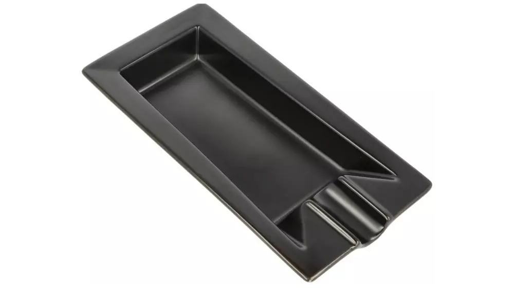 пепелник Angelo Single black matt ceramic 1 cig