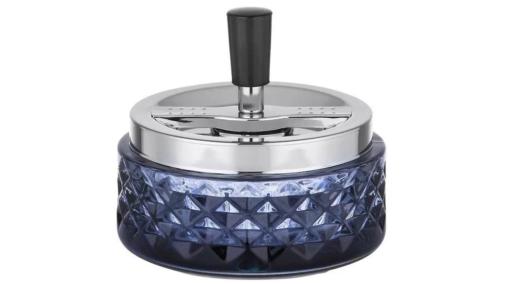 пепелник Angelo spin smoked glass, 12cm