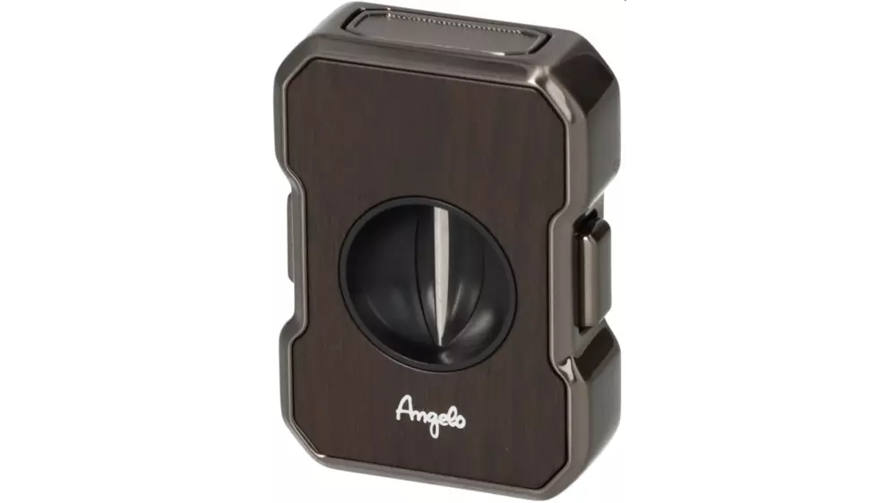 cutter Angelo V-Cut anthracite with wood grain