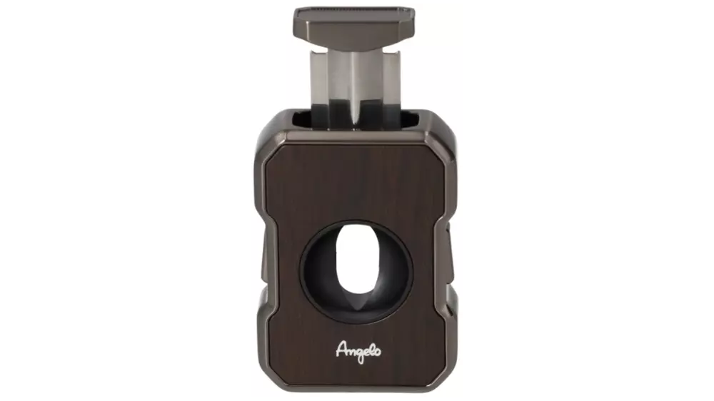cutter Angelo V-Cut anthracite with wood grain