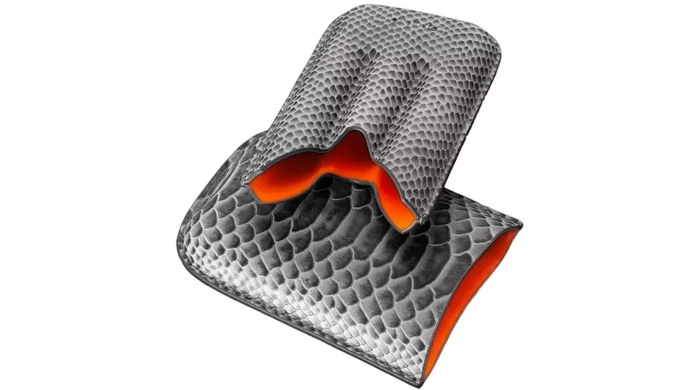 пурера SIGLO Snake print leather grey 3 cig