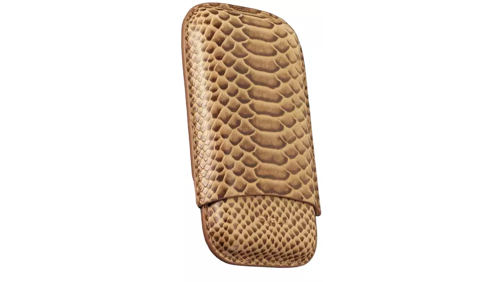 пурера SIGLO Snake print leather brown 3 cig