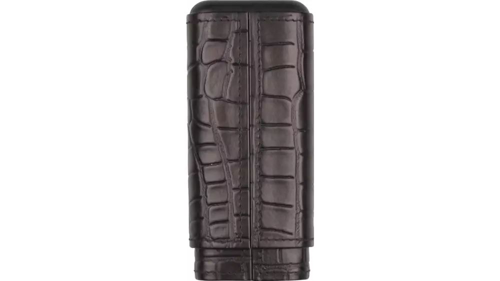 пурера Croco leather, inside cedar, robusto 3 cig