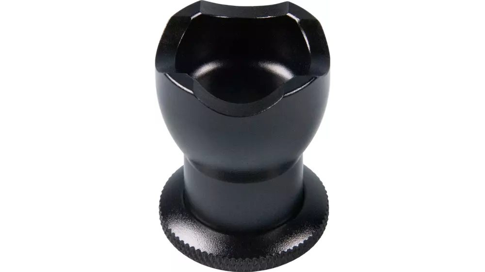 поставка за пури Passatore metal black with punch