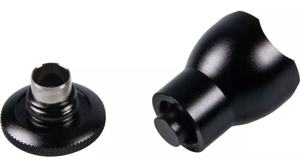 поставка за пури Passatore metal black with punch