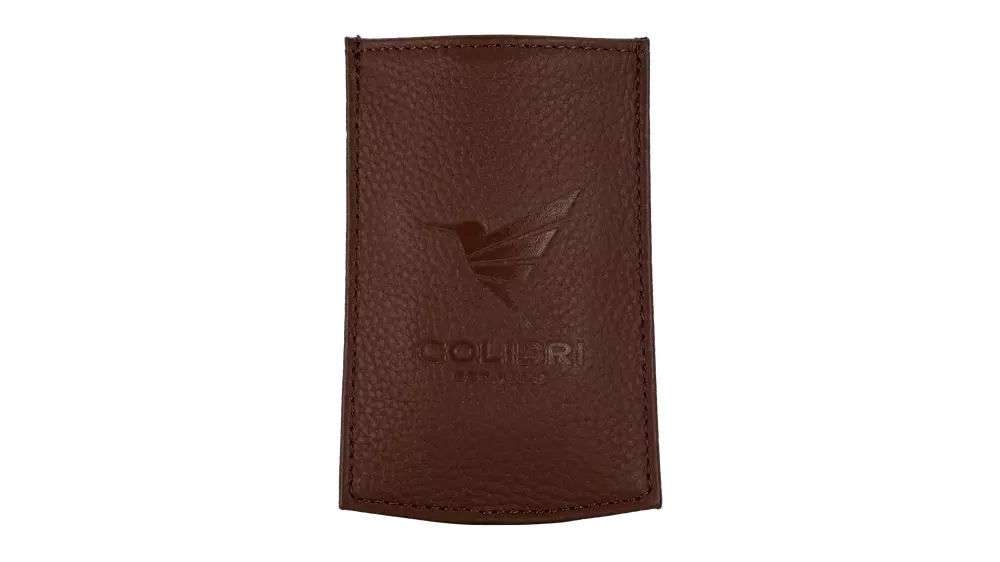 калъф за запалка Colibri Holster leather extra large brown
