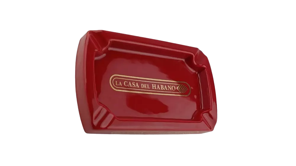 пепелник LA CASA DEL HABANO ceramic red 4 cig