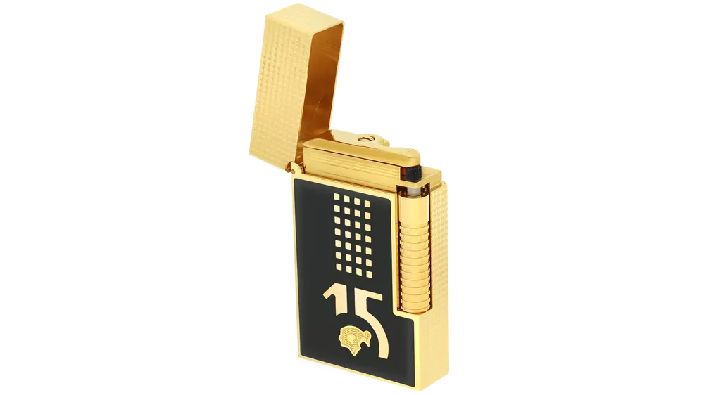 запалка S.T.DUPONT LI LGD CLING BEHIKE blk and gold