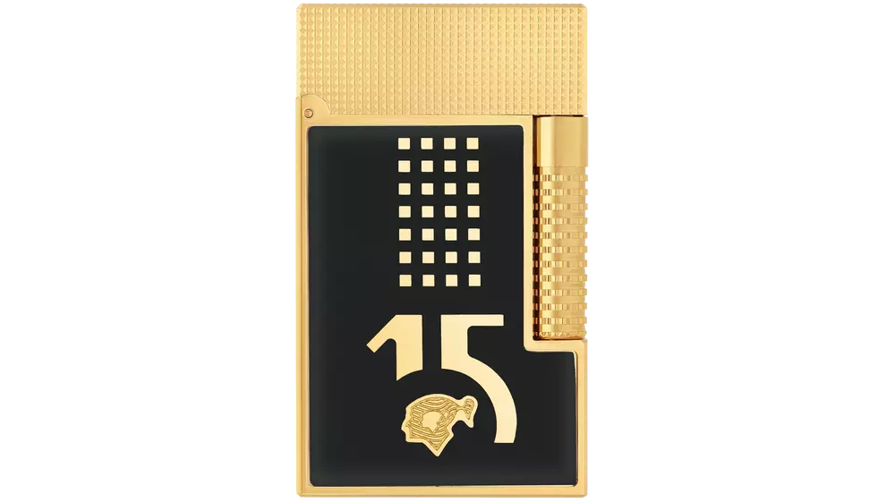 запалка S.T.DUPONT LI LGD CLING BEHIKE blk and gold
