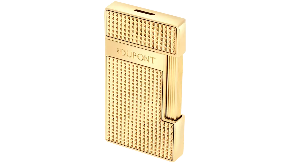 запалка S.T.DUPONT SLIMMY DIAMOND HEAD GOLDEN