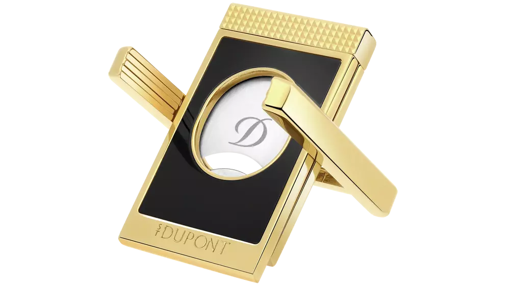 резачка S.T.DUPONT LACQUER AND GОLDED METAL