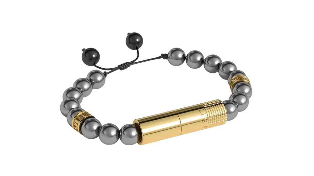 пънч гривна Les Fines Lames Mercurio Gold Ring