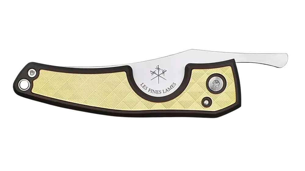 резачка нож Les Fines Lames LE PETIT Gold Leaves