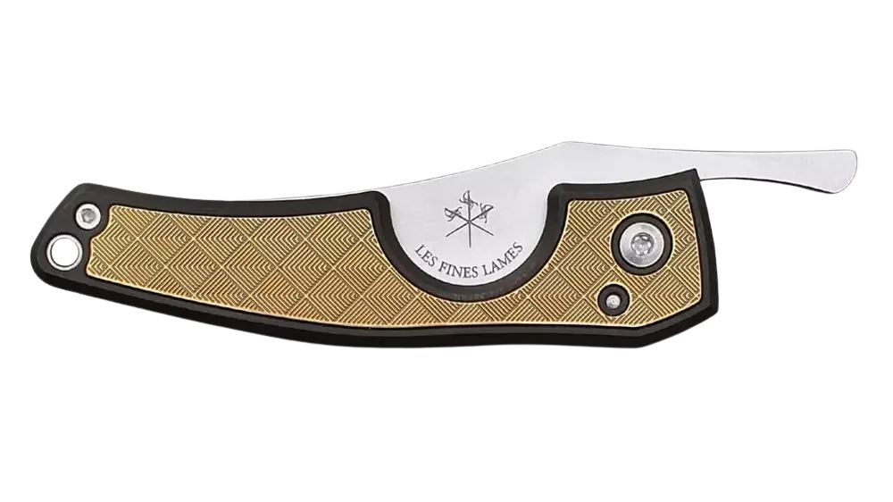 резачка нож Les Fines Lames LE PETIT Brass Leaves