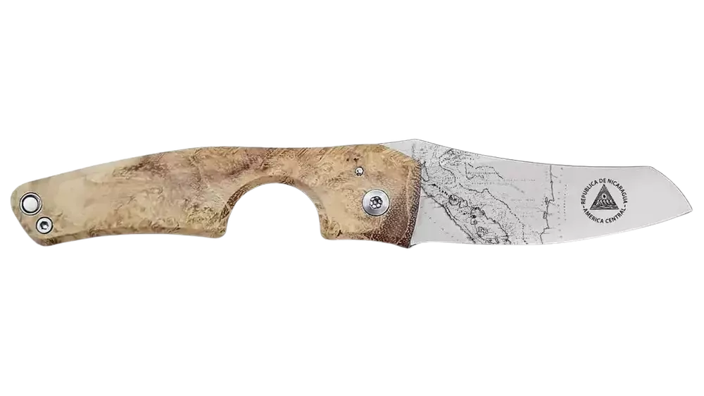 резачка нож Les Fines Lames LE PETIT Compass Nica Acacia Burl