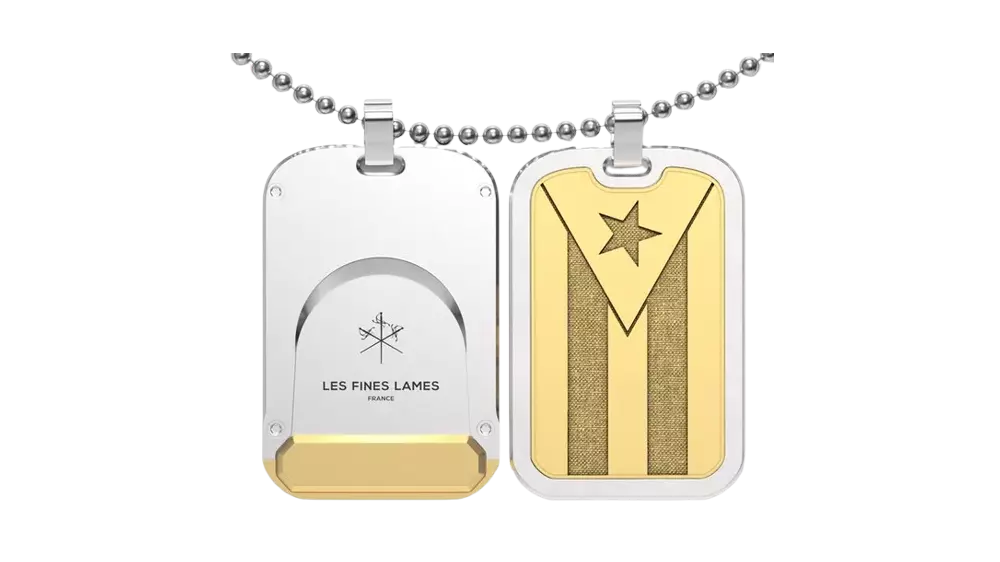 резачка медальон Les Fines Lames Le Tag T100 Flag Cuba Gold