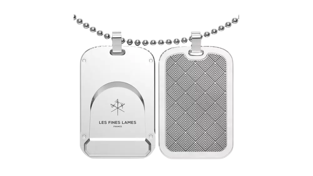 резачка медальон Les Fines Lames Le Tag T100 Silver Leaves