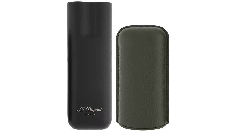пурера S.T.DUPONT khaki and black matte 2 cig