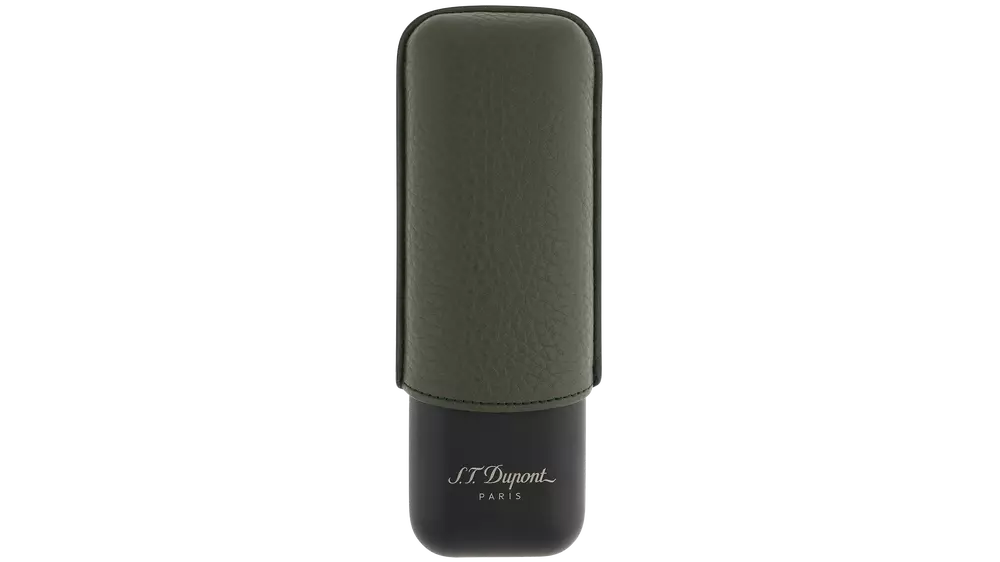 пурера S.T.DUPONT khaki and black matte 2 cig
