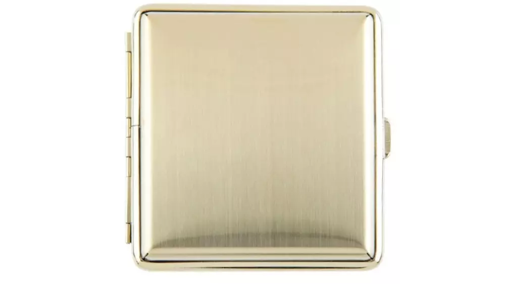 cigarette case Angelo metal gold-colored, 20pcs/ 85mm