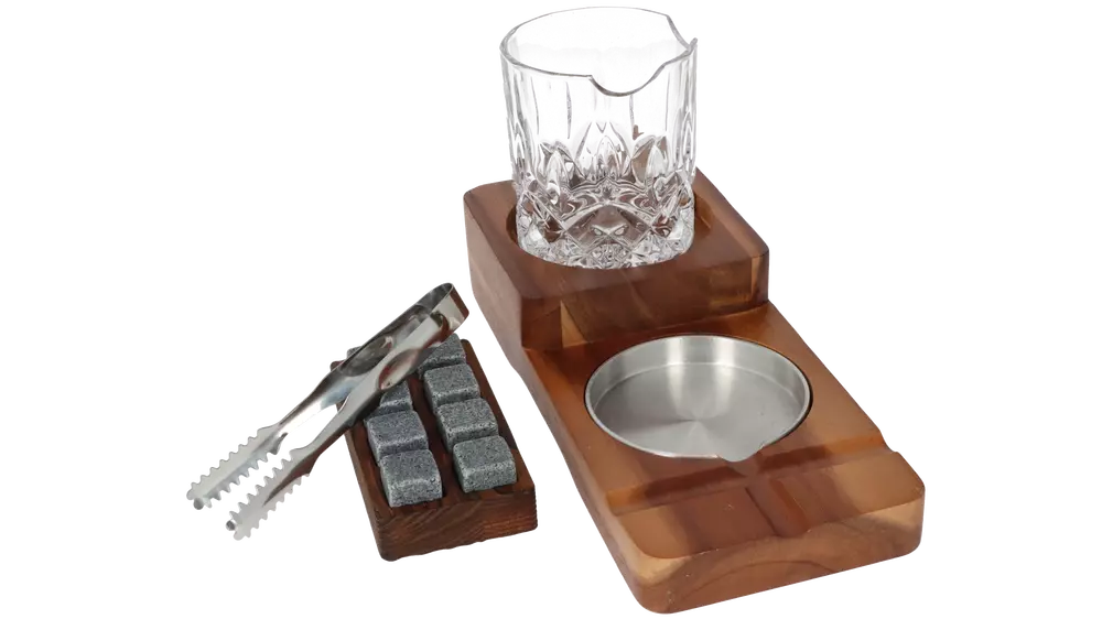 под. к-т Cigar Smoker glass +ashtray No.4
