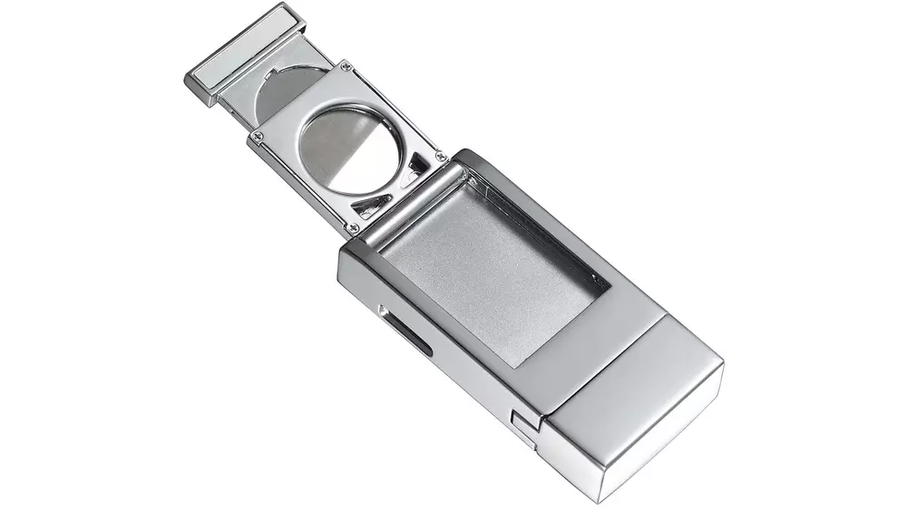 запалка Caseti 1xJet Chrome Stripes with Cutter