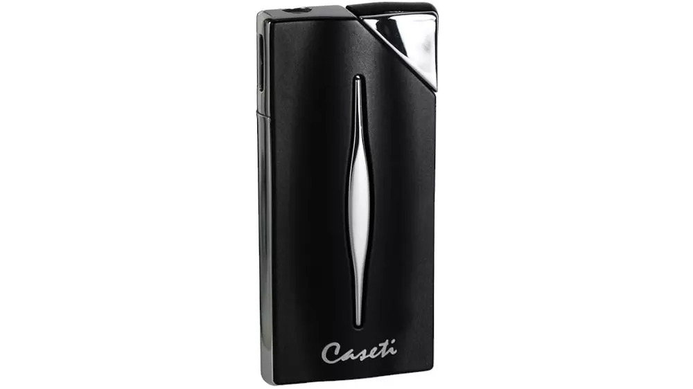 запалка Caseti 1xJet Black Matt and Chrome