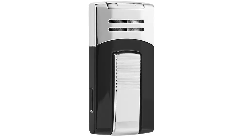 запалка Caseti 1xJet  Chrome Plated and Black Lacquer