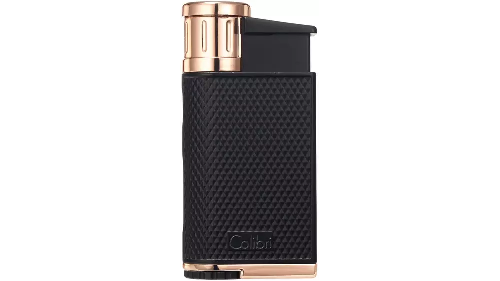 lighter Colibri EVO black and rose