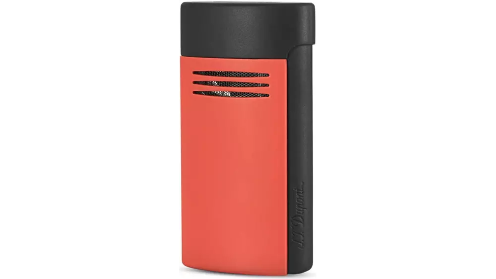 lighter S.T.DUPONT MegaJet matte black and red