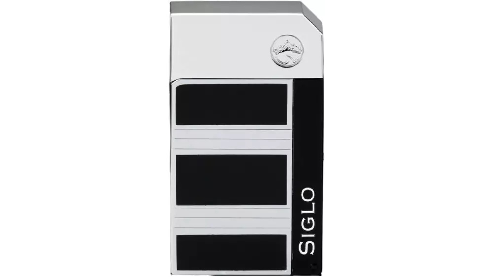 запалка SIGLO High Altitude obsidian and chrome jet+punch