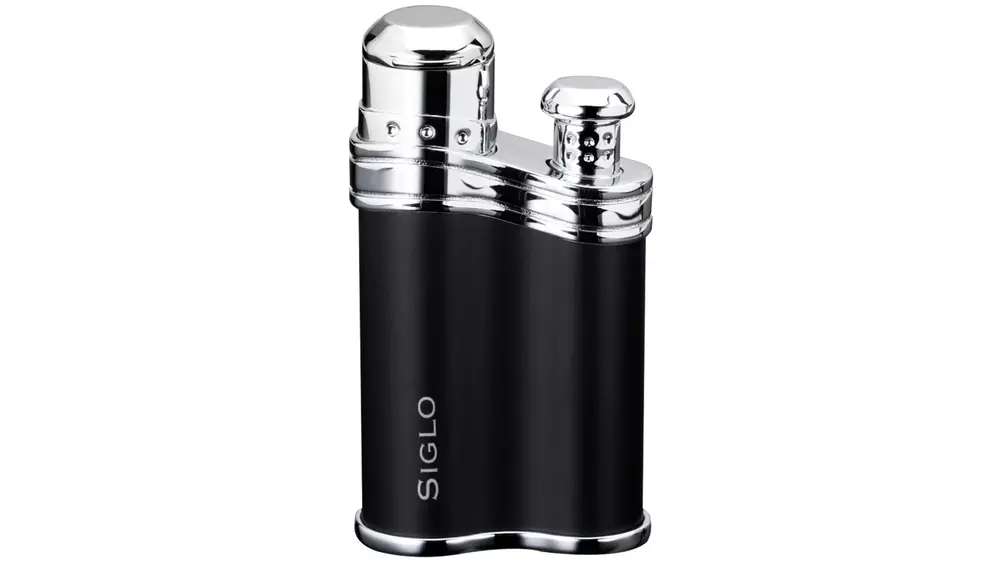 lighter SIGLO Bean shape matt black jet