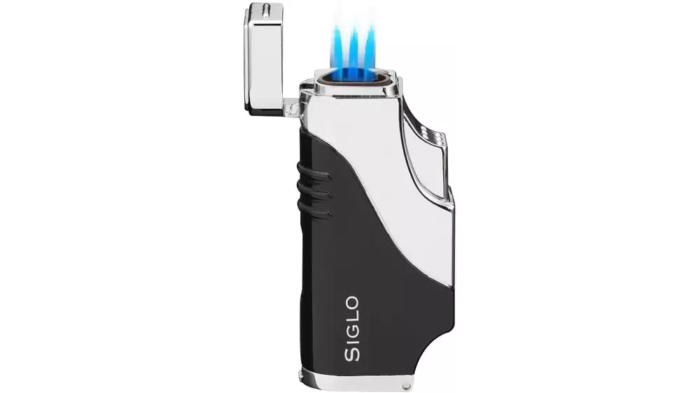 lighter SIGLO Triple Flame black