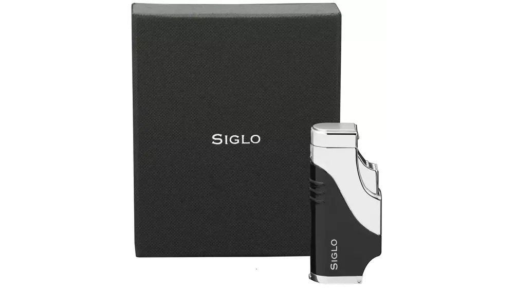 lighter SIGLO Triple Flame black