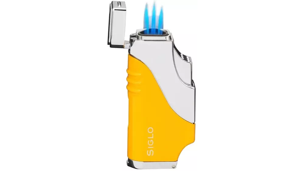 lighter SIGLO Triple flame yellow