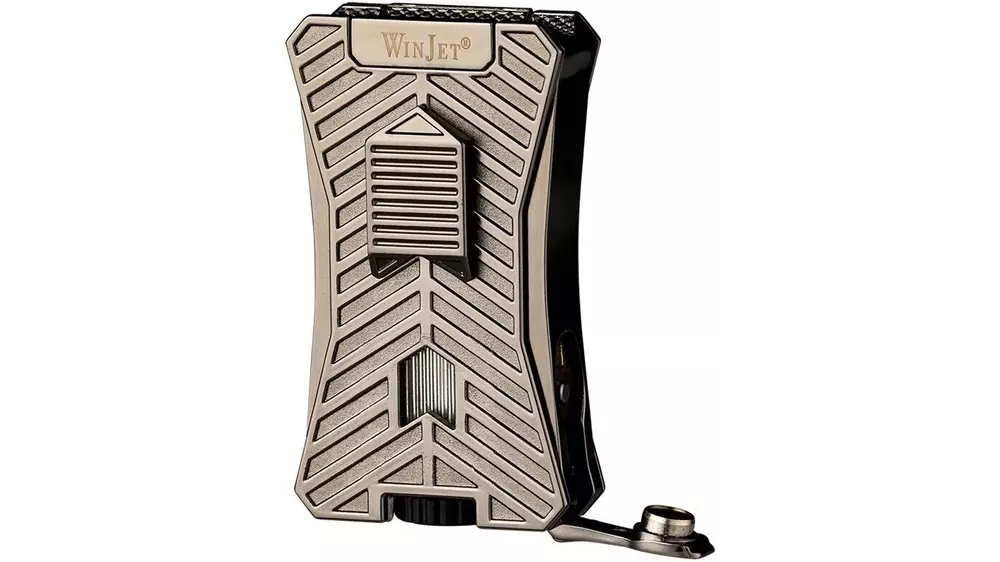 запалка Winjet Premium dark gun 2xJet+Punch+cigar rack