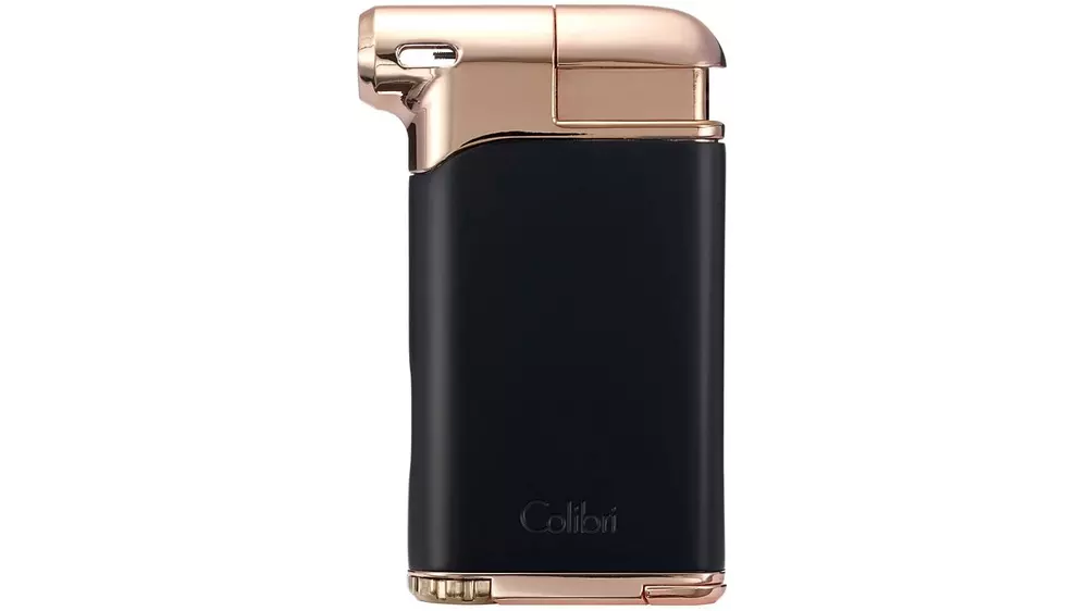 запалка Colibri PACIFIC pipe flame matte black and rose