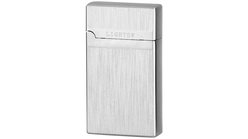 lighter EUROJET Duo Flame 253292 brushed chrome