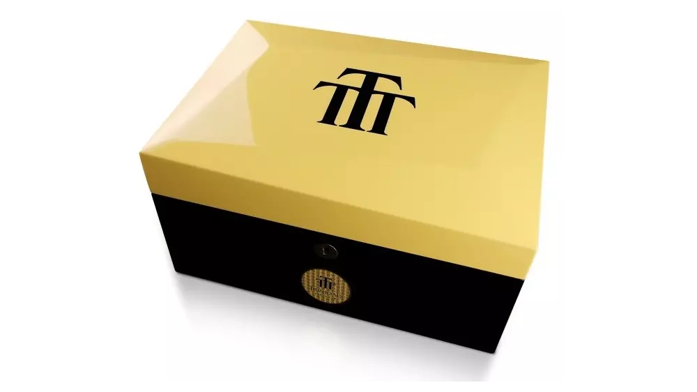 humidor TRINIDAD yellow and black 50 cig