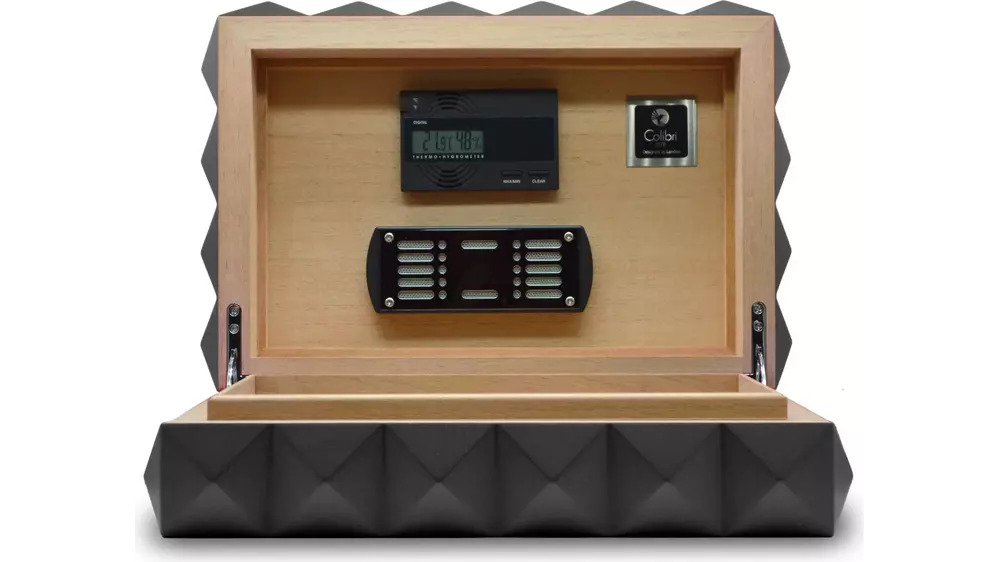 умидор Colibri QUASAR gunmetal 40 cig