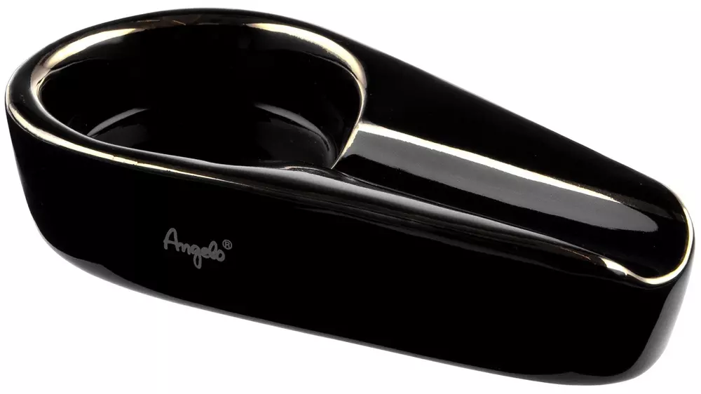 ashtray Cigar black ceramic 1 cigar