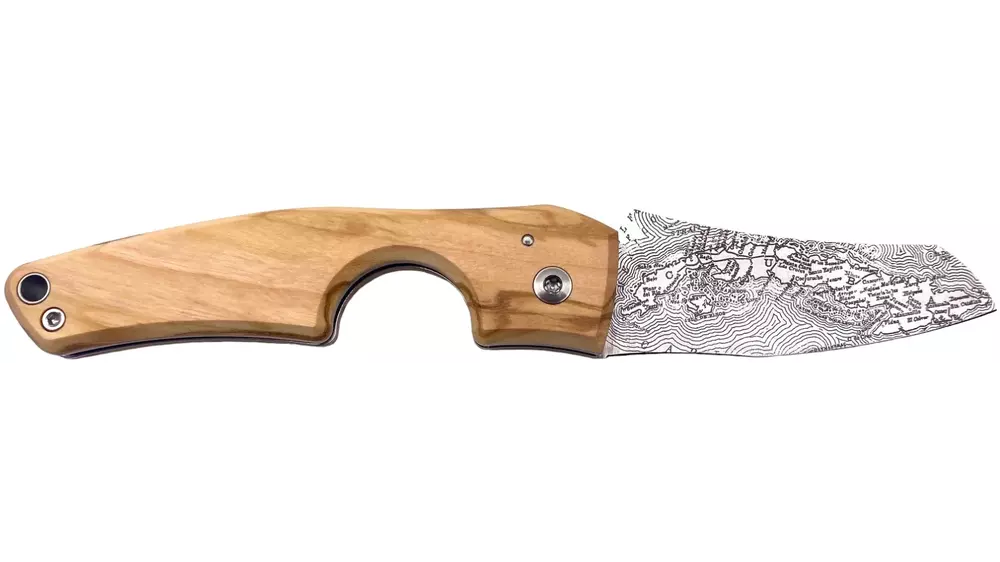 cutter knife Les Fines Lames LE PETIT Compass Cuba Olive