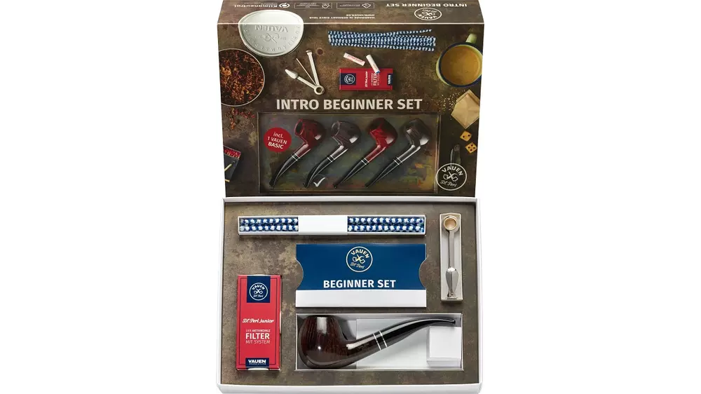 gift set Vauen Beginner INTRO#3 bent gray