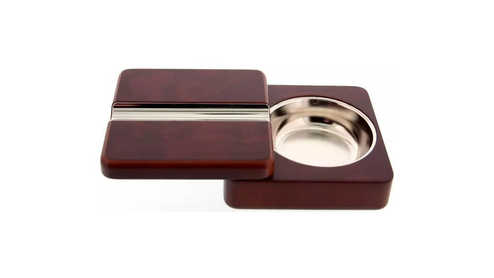 ashtray Twist rosewood 1 cigar