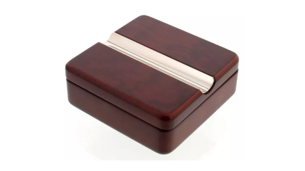 ashtray Twist rosewood 1 cigar