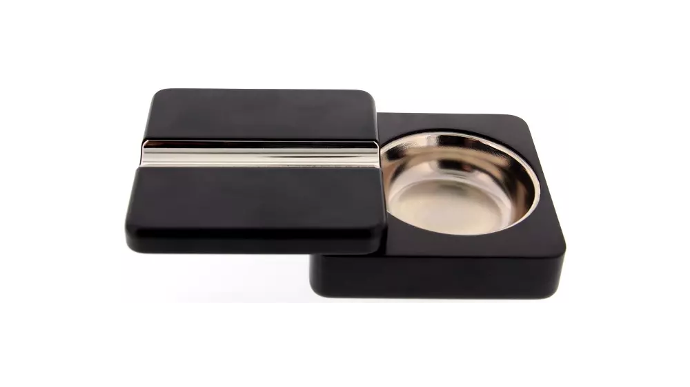 ashtray Cigar Black twist 1 cigar