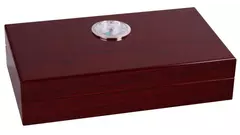 умидор Travel cherry wood veneer for 5 cig